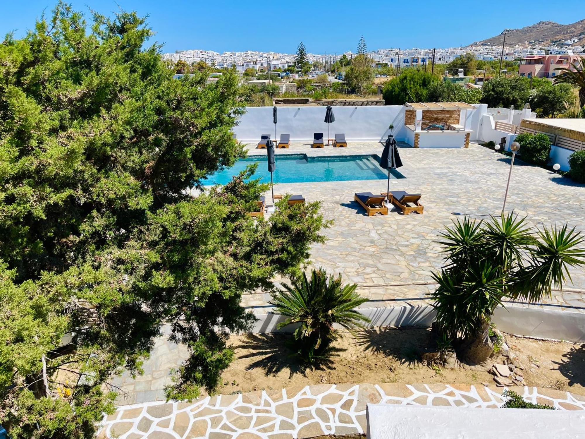 Fikas Hotel Naxos City Bagian luar foto